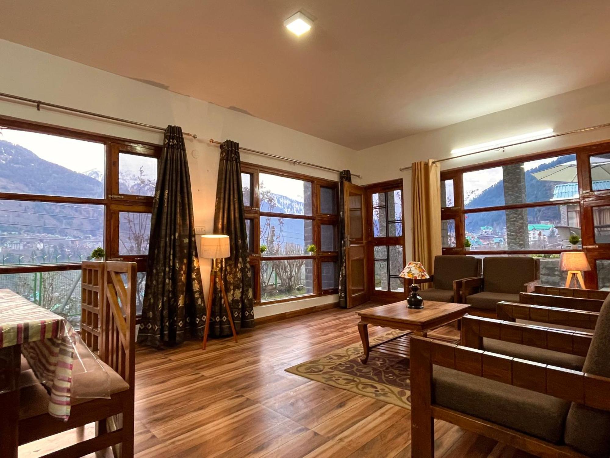 Himalayan River Mountain View 2 Bedrooms Cottage, Manali ภายนอก รูปภาพ