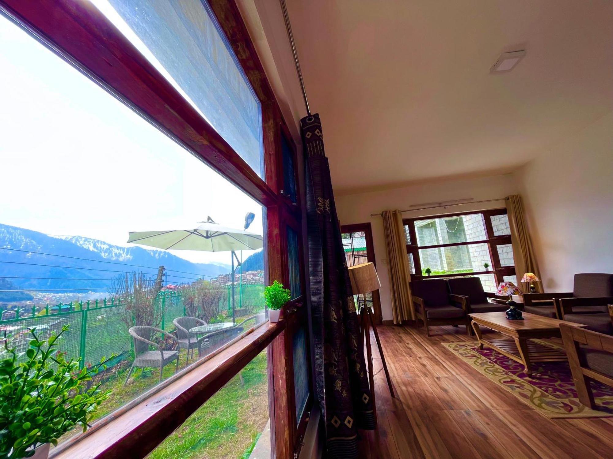 Himalayan River Mountain View 2 Bedrooms Cottage, Manali ภายนอก รูปภาพ
