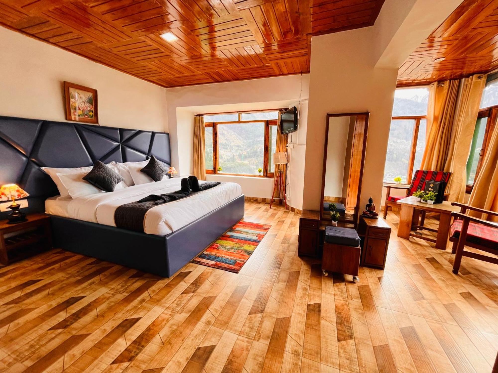 Himalayan River Mountain View 2 Bedrooms Cottage, Manali ภายนอก รูปภาพ