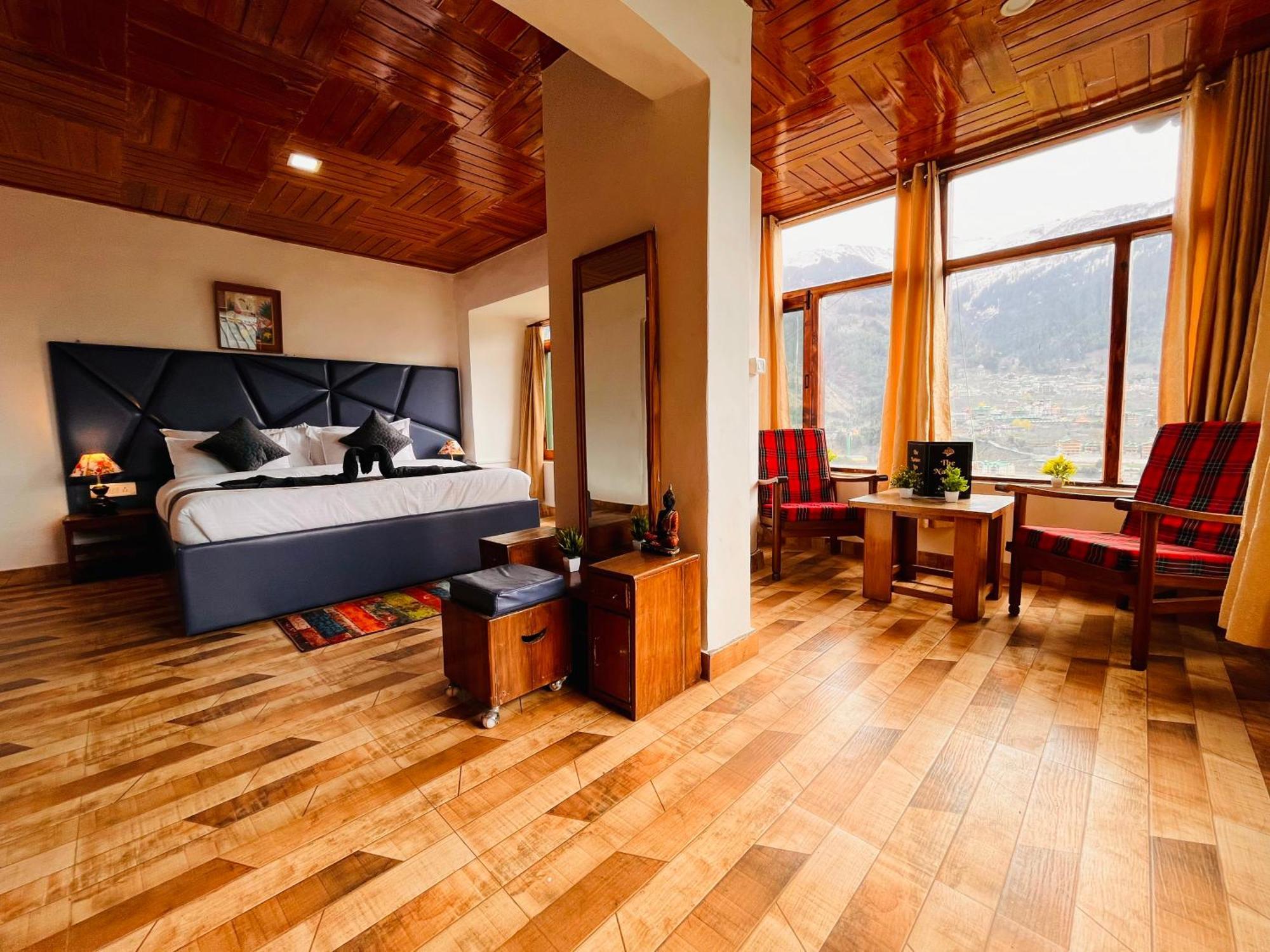 Himalayan River Mountain View 2 Bedrooms Cottage, Manali ภายนอก รูปภาพ