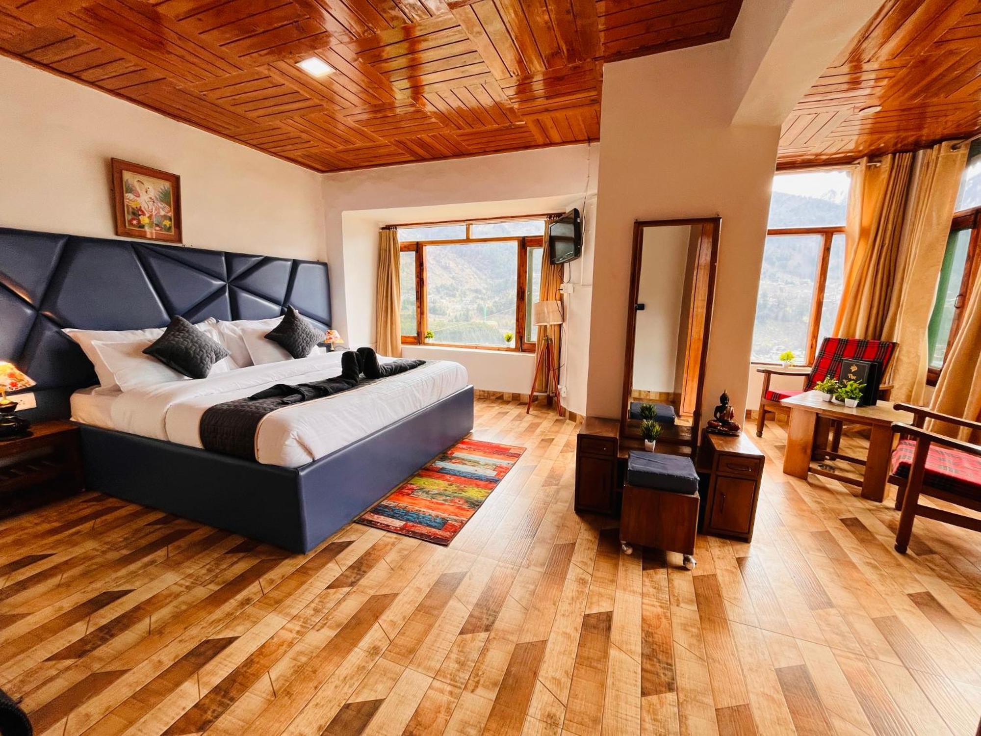 Himalayan River Mountain View 2 Bedrooms Cottage, Manali ภายนอก รูปภาพ